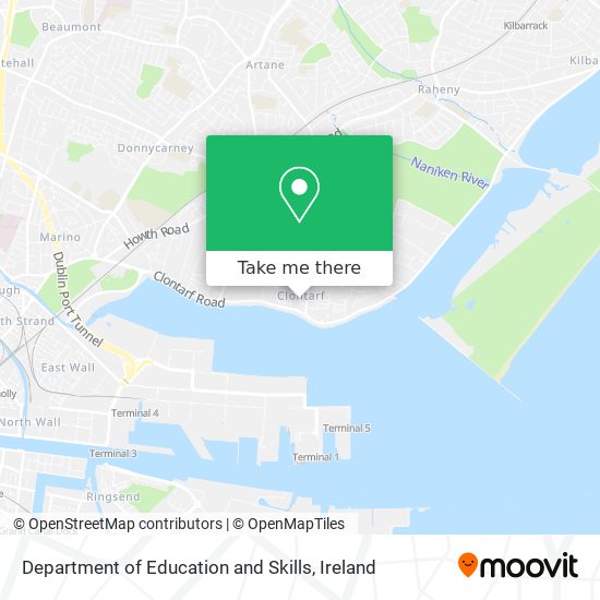 Department of Education and Skills map