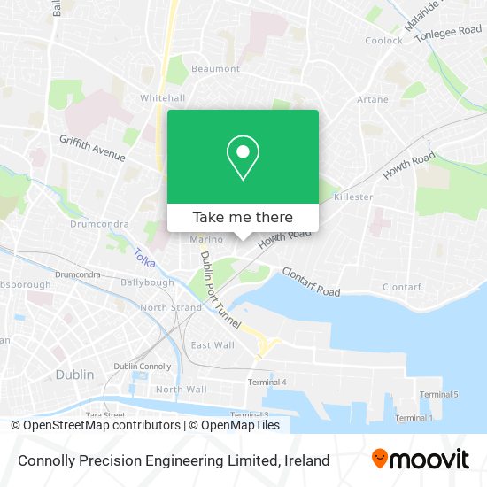 Connolly Precision Engineering Limited map