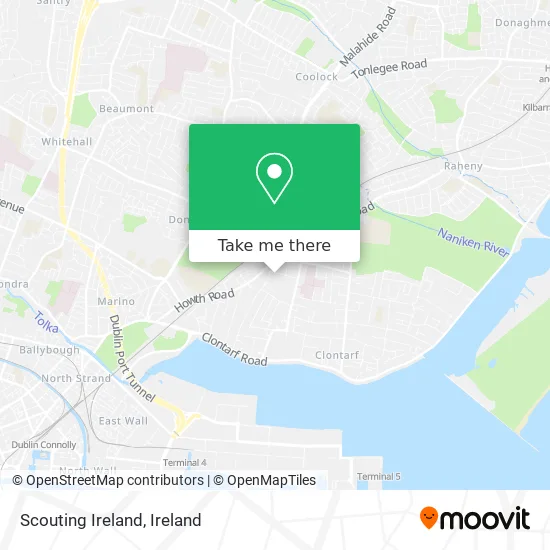 Scouting Ireland map