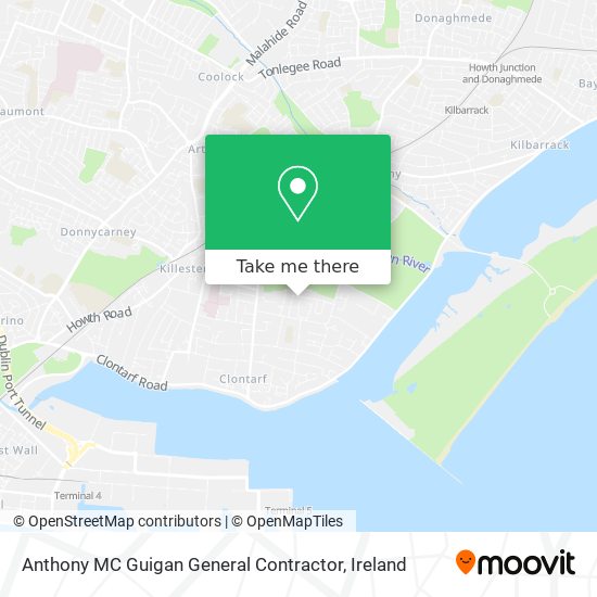 Anthony MC Guigan General Contractor map