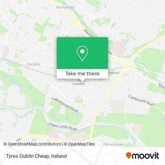 Tyres Dublin Cheap map