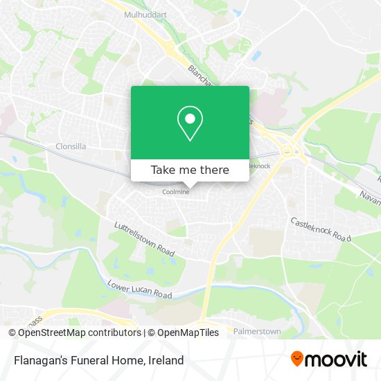 Flanagan's Funeral Home map