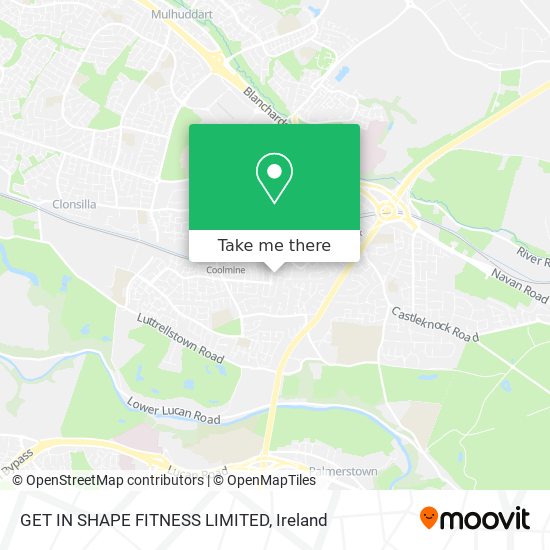 GET IN SHAPE FITNESS LIMITED map