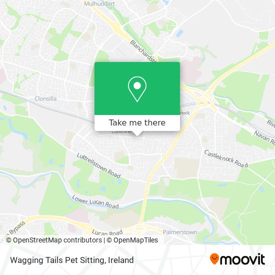 Wagging Tails Pet Sitting map
