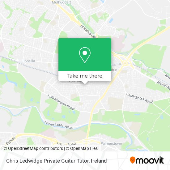 Chris Ledwidge Private Guitar Tutor map