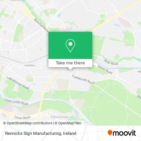 Rennicks Sign Manufacturing map