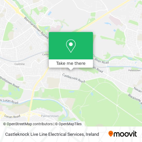 Castleknock Live Line Electrical Services map