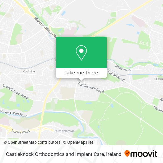 Castleknock Orthodontics and Implant Care map