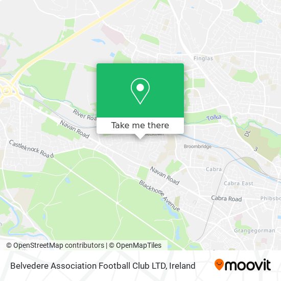 Belvedere Association Football Club LTD map
