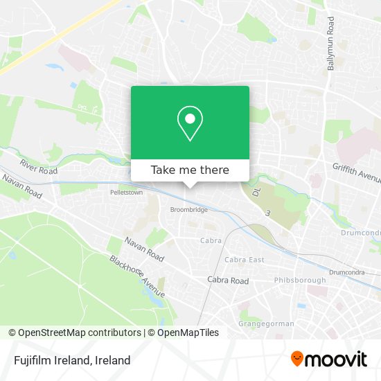 Fujifilm Ireland map