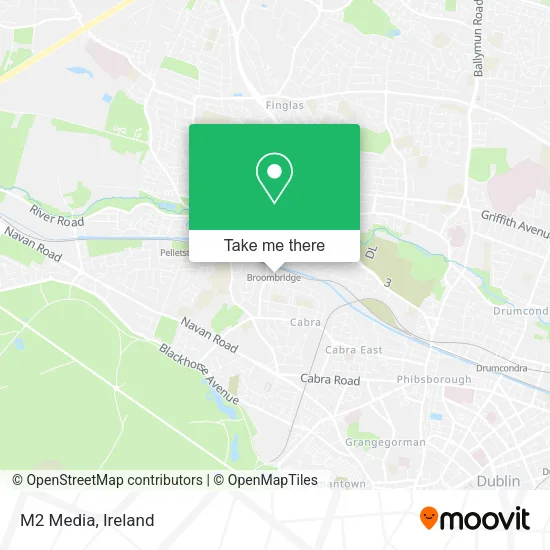 M2 Media map