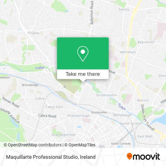 Maquillarte Professional Studio map