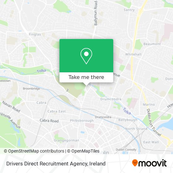Drivers Direct Recruitment Agency map