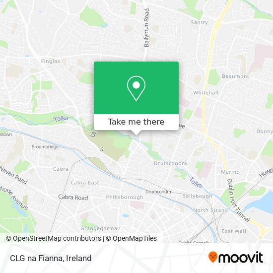 CLG na Fianna map