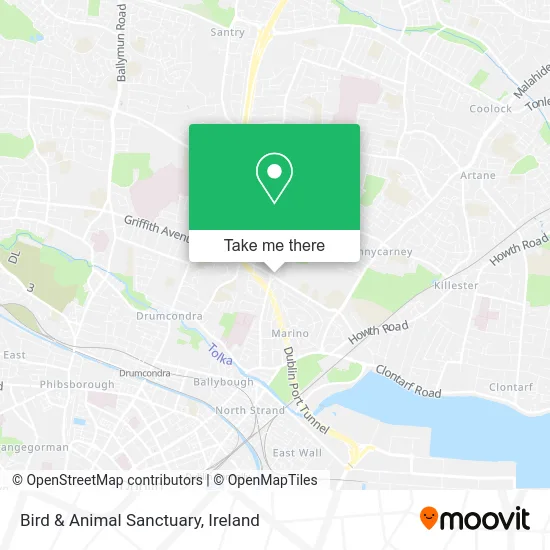 Bird & Animal Sanctuary map