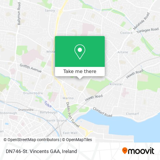 DN746-St. Vincents GAA map
