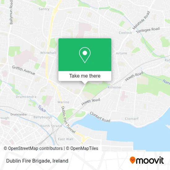 Dublin Fire Brigade map