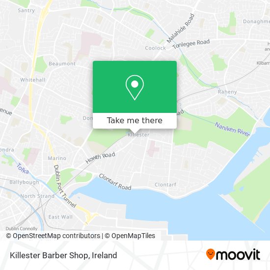 Killester Barber Shop map