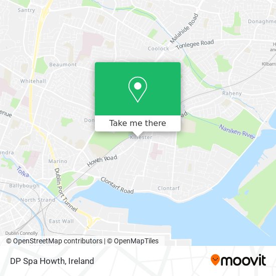 DP Spa Howth map