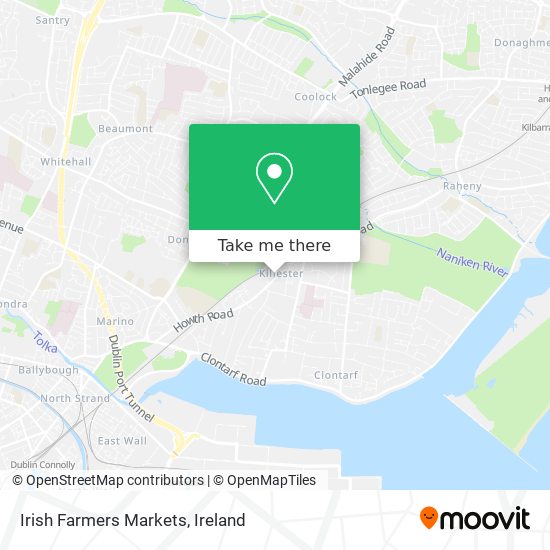 Irish Farmers Markets map