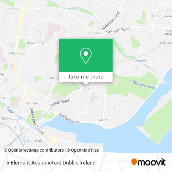 5 Element Acupuncture Dublin map