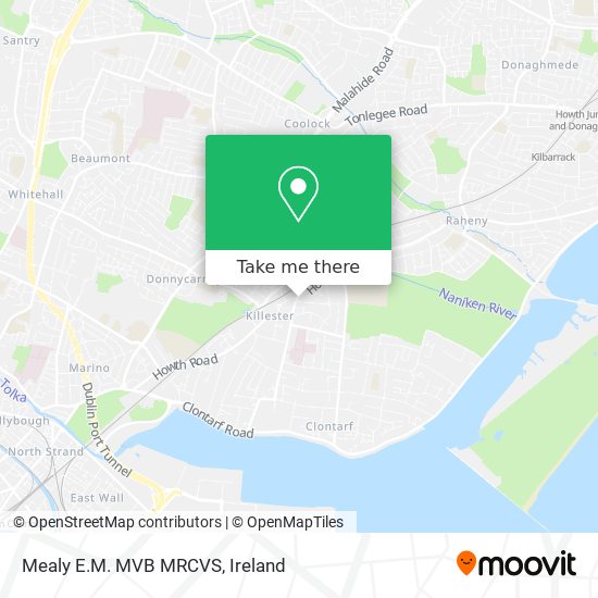 Mealy E.M. MVB MRCVS map