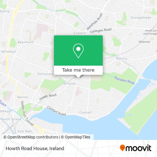 Howth Road House map