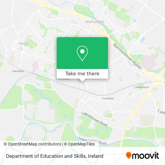 Department of Education and Skills map