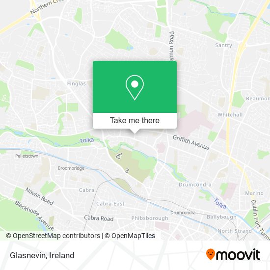 Glasnevin map