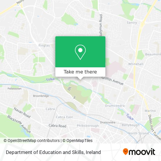 Department of Education and Skills map