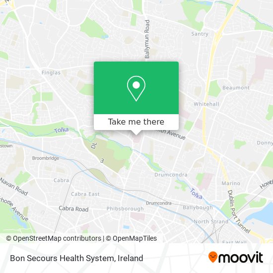 Bon Secours Health System map