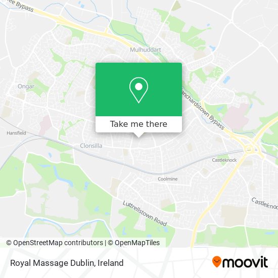 Royal Massage Dublin map