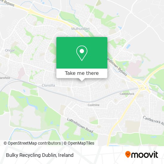 Bulky Recycling Dublin map