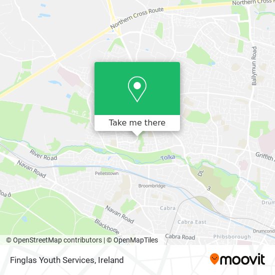 Finglas Youth Services map