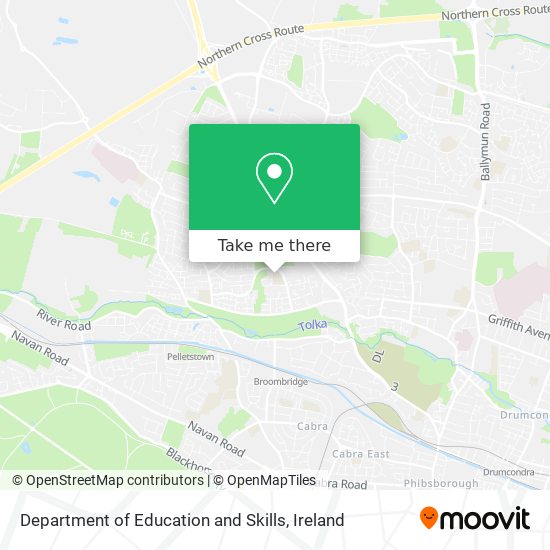 Department of Education and Skills map