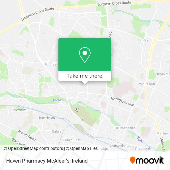 Haven Pharmacy McAleer's map