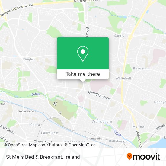 St Mel's Bed & Breakfast map