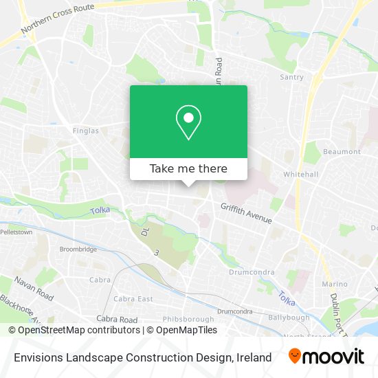 Envisions Landscape Construction Design map