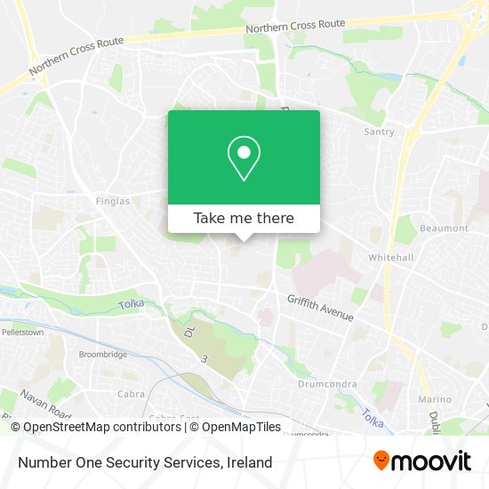 Number One Security Services map