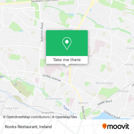 Rooks Restaurant map