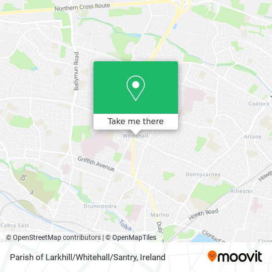 Parish of Larkhill / Whitehall / Santry plan