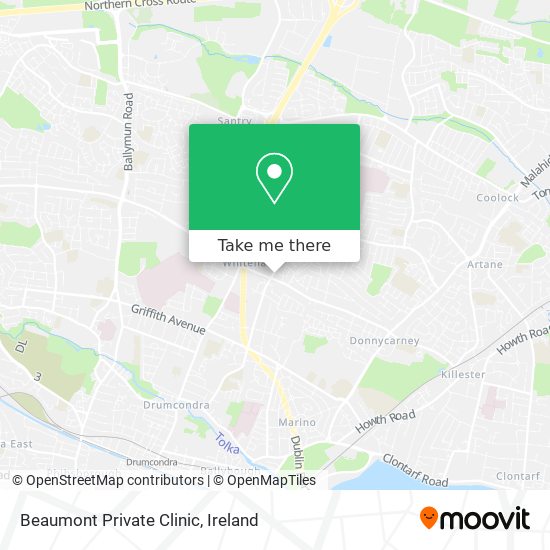 Beaumont Private Clinic map