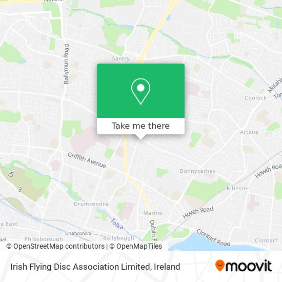 Irish Flying Disc Association Limited map