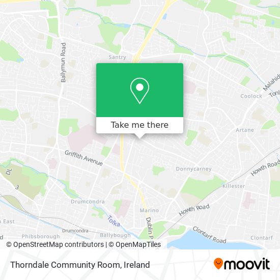 Thorndale Community Room map