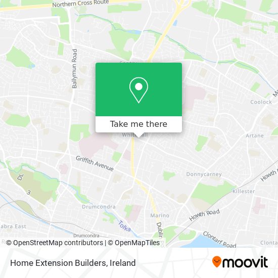 Home Extension Builders map