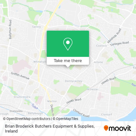 Brian Broderick Butchers Equipment & Supplies map