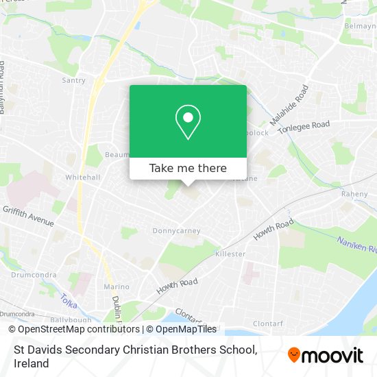 St Davids Secondary Christian Brothers School map