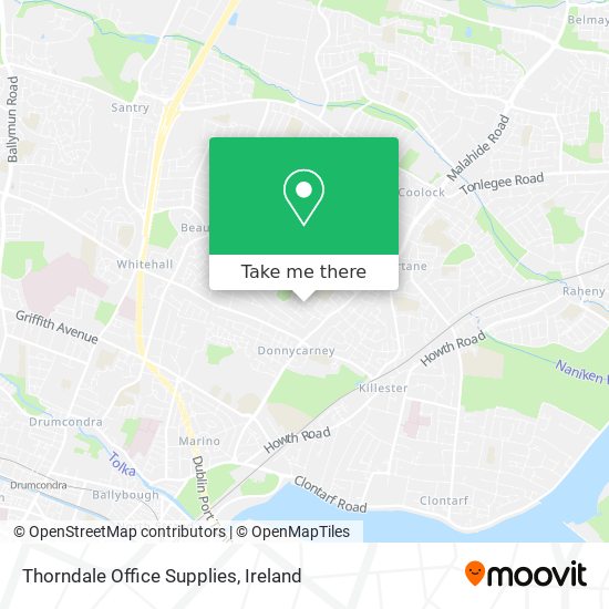 Thorndale Office Supplies map