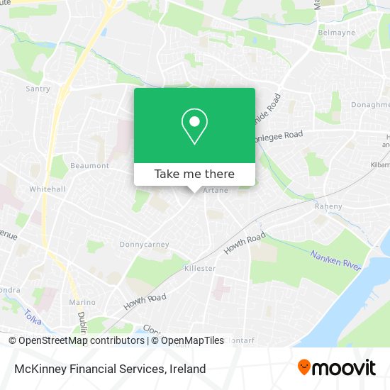 McKinney Financial Services map