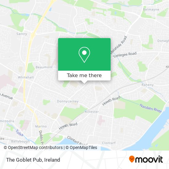 The Goblet Pub map